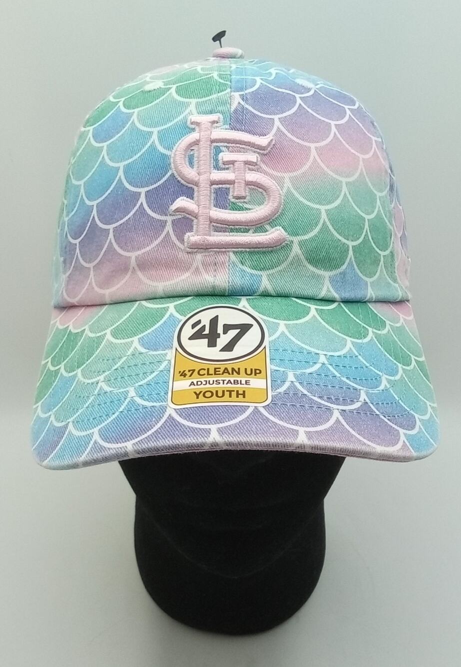 St. Louis Cardinals '47 Brand Clean Up Mermaid Girls Youth Cap Adjustable
